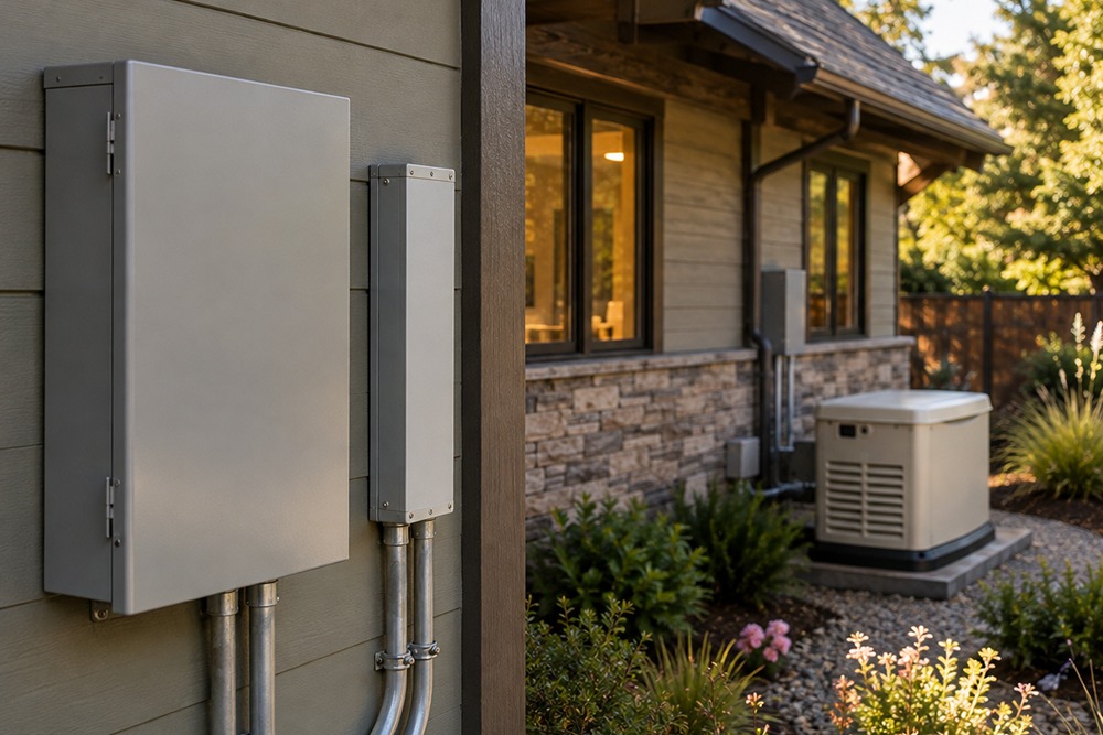 Automatic transfer switch installed for a whole-house generator in Santa Rosa CA
