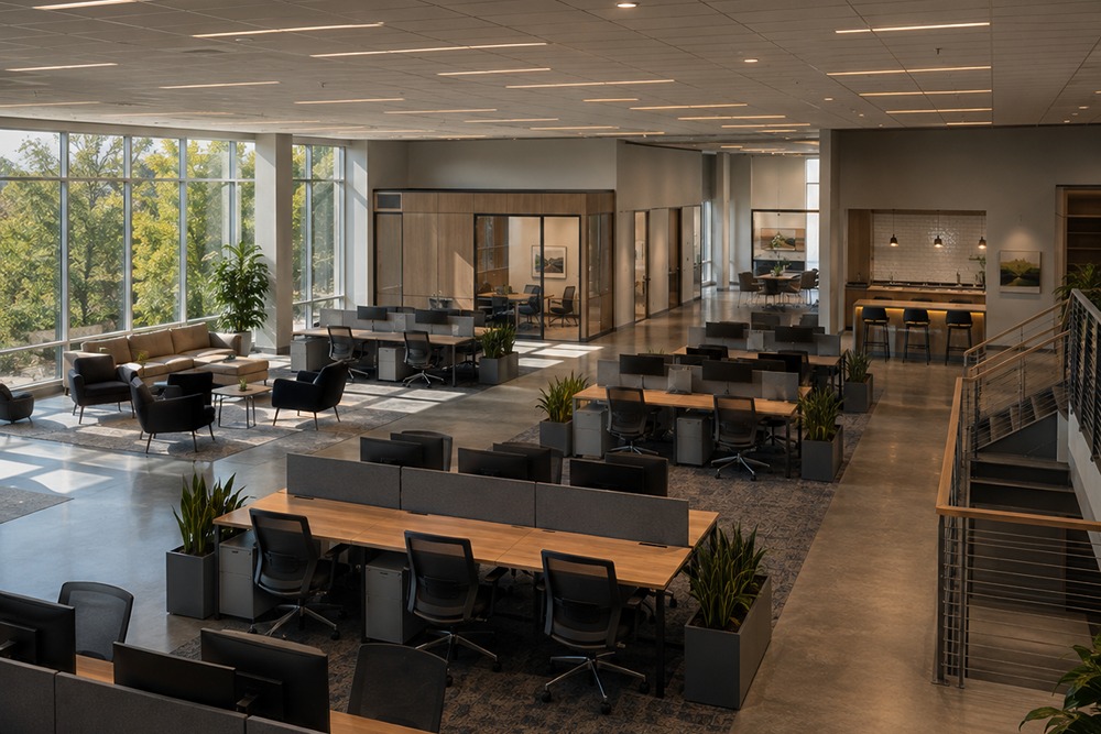 Demand-responsive commercial lighting controls operating in Santa Rosa CA