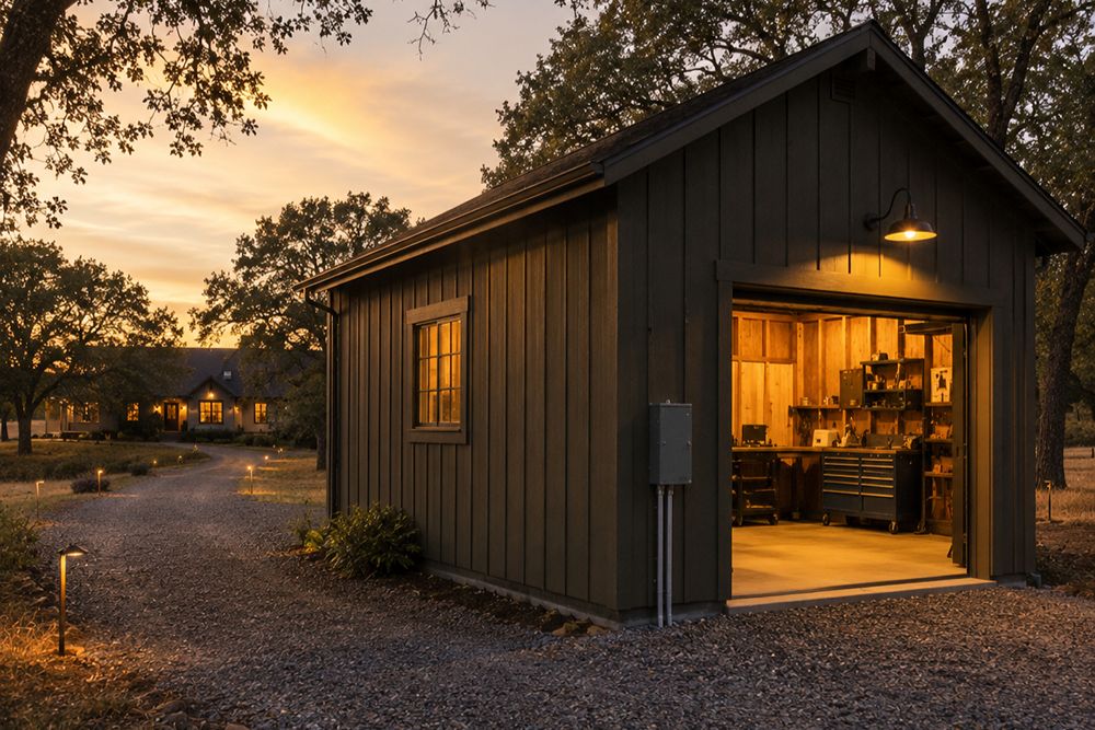 Detached structure powered by a sub-panel in Santa Rosa CA