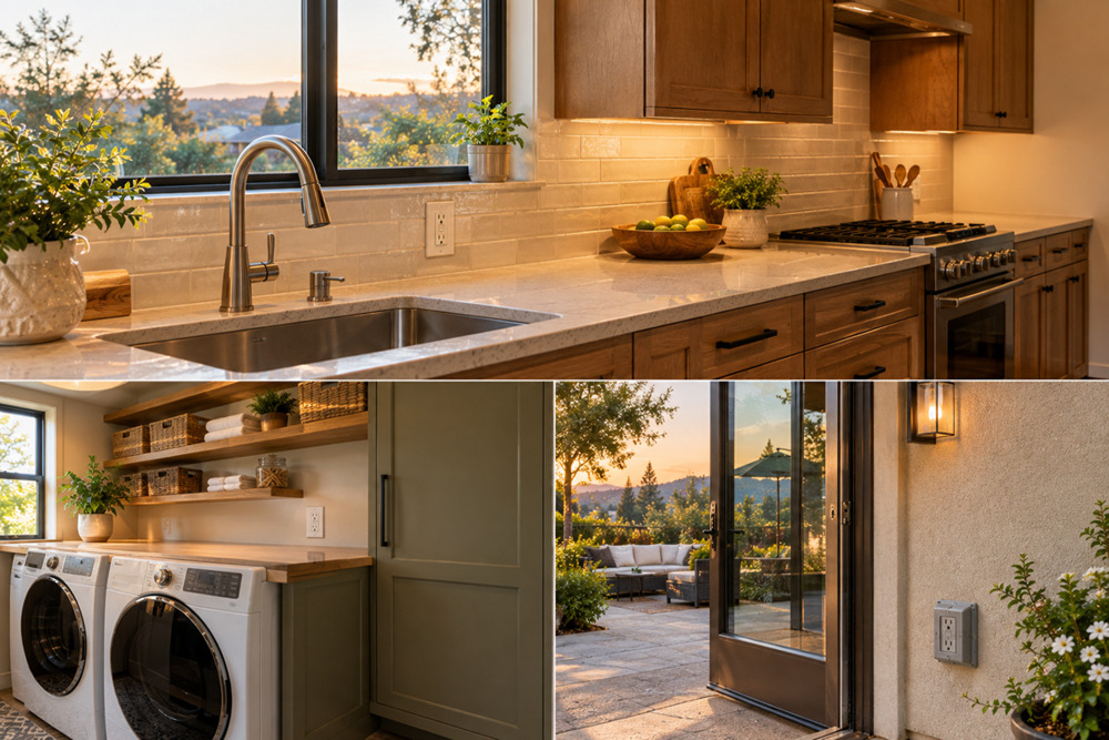 Completed home GFCI protection upgrade in Santa Rosa CA