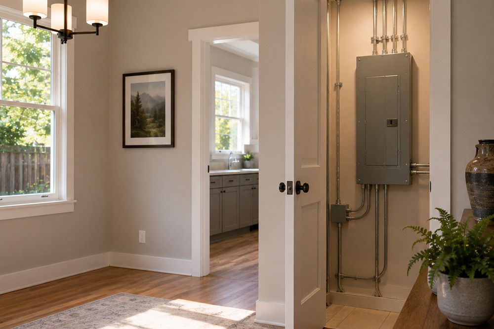 Homebuyer electrical safety inspection completed in Santa Rosa CA