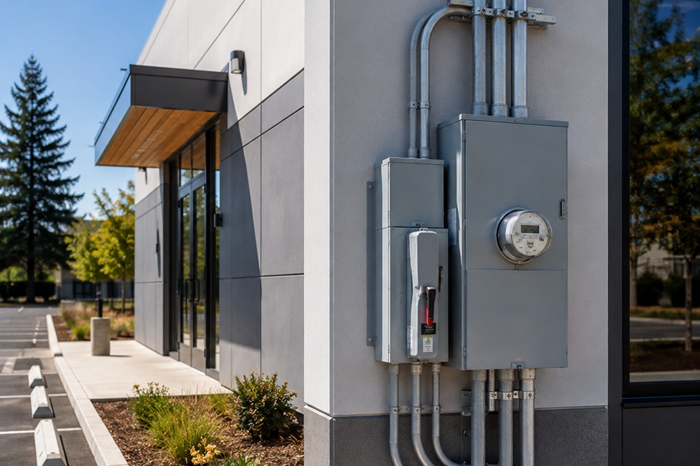 New commercial utility service completed in Santa Rosa CA