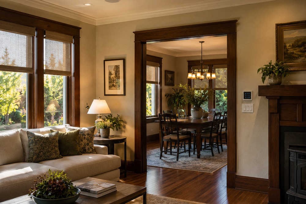 Smart home wiring retrofit completed in an older Santa Rosa CA home