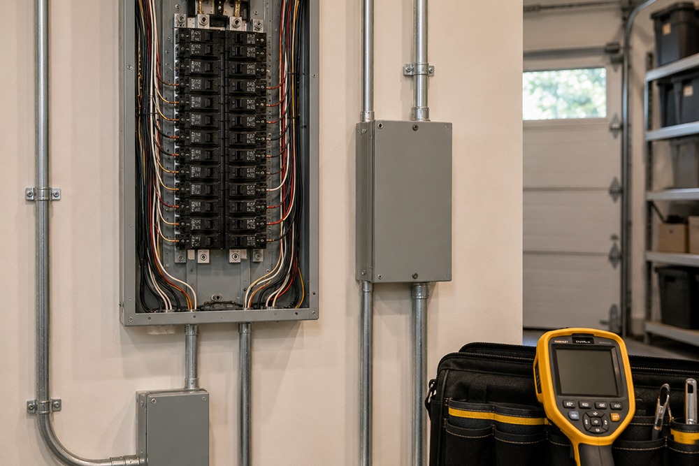 Thermal electrical inspection identifying and resolving a hidden hot connection in Santa Rosa CA