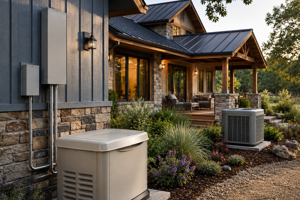 Whole-home backup power supporting HVAC at a Santa Rosa CA residence